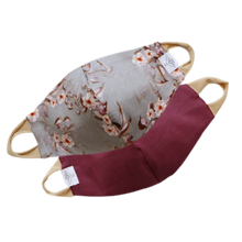 Load image into Gallery viewer, Reversible mask ~ claret // teen