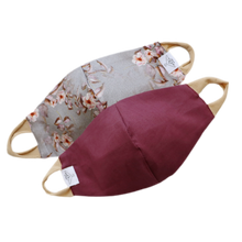 Load image into Gallery viewer, Reversible mask ~ claret // teen