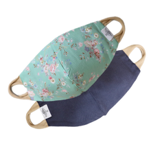 Load image into Gallery viewer, Reversible mask ~ Minty // teen