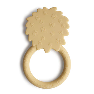 Mushie Teether // Lion Soft Yellow