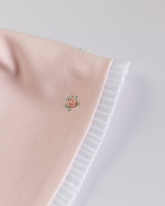 Newborn Bonnet // Pink pleats