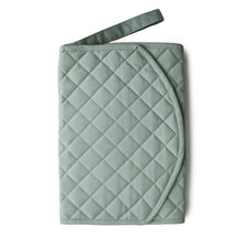 Load image into Gallery viewer, Mushie Baby Changing Pad // Sage