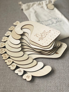 Baby wooden closet dividers