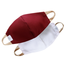Load image into Gallery viewer, Reversible mask ~ maroon // adult