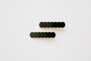 Scallop clip // black