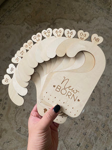 Baby wooden closet dividers